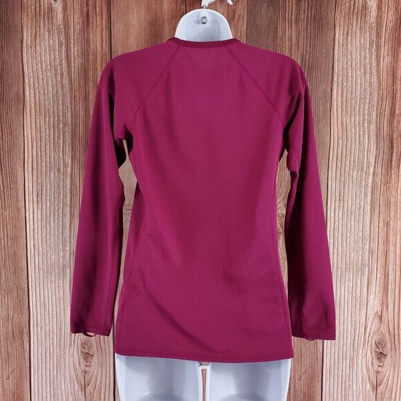 Patagonia Womens Size XS Capilene Midweight Crew Baselayer Polartec Pink Red - Picture 4 of 16
